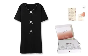 WANANNI Nightgown Women's Black