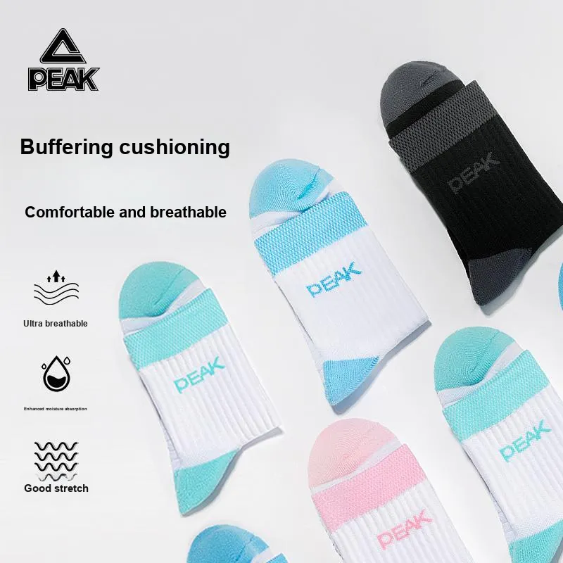 PEAK Unisex Basketball Socks-31
