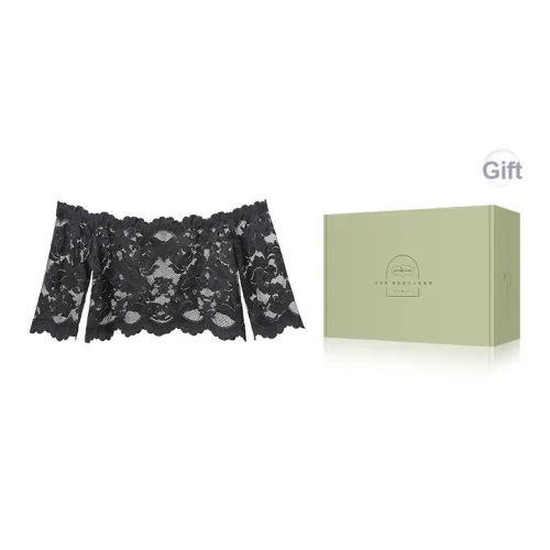 BOTHYOUNG Пижамный топ женский черный