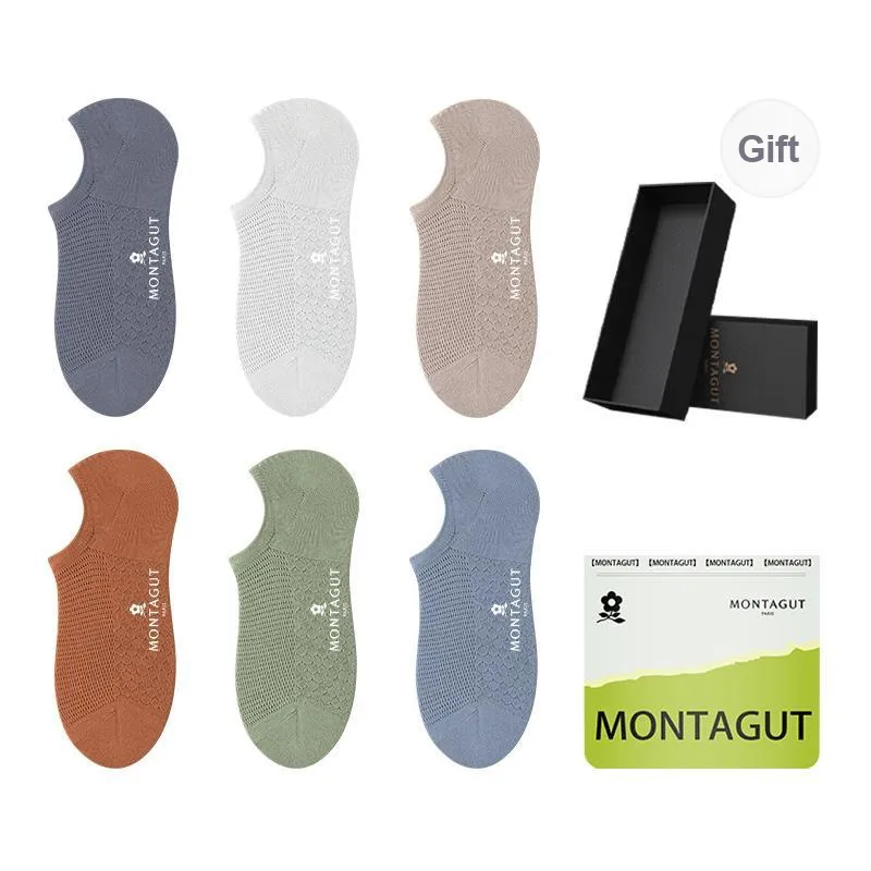 Montagut No Show Socks Men's Gift Box Combination-84