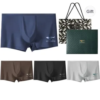 SEPTWOLVES Underwear Gift Box Men's 4 Pack+Shopping Bag