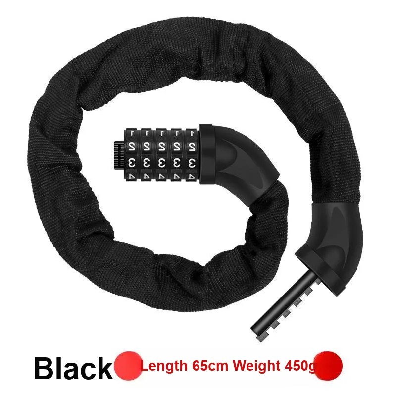 LEACCO Bicycle Locks Anti Pry Water Resistant Anti Rust Protective Coded Lock-1