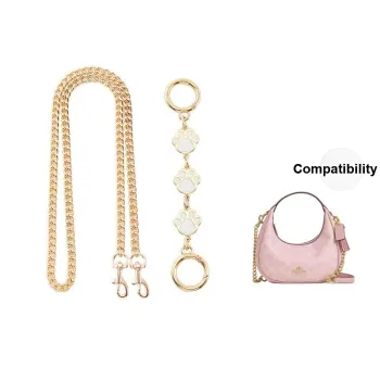 Gloya Metal Bag Strap Women's Gold Tone