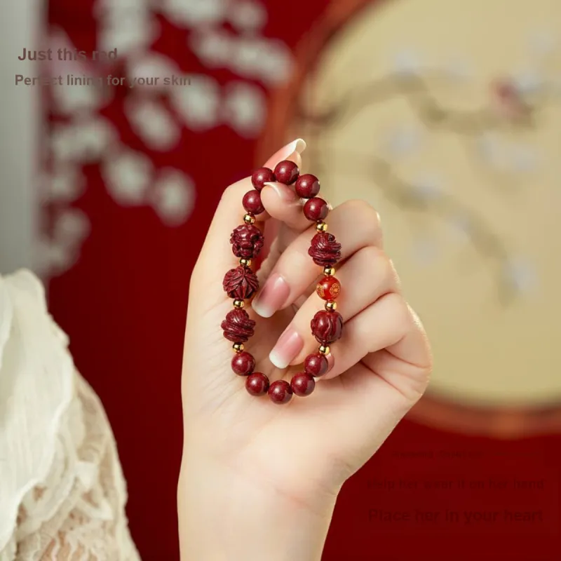 SEVEN COOK Cinnabar Bracelets Unisex-4