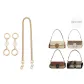 White Camellia Extender Chain 9.5cm*2+Decorative Chain 47cm