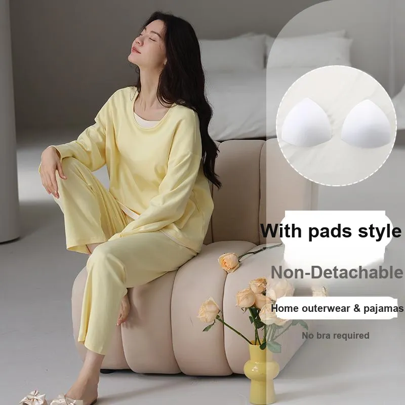 OUSHIBO Pajama Set Women's Image Color-3