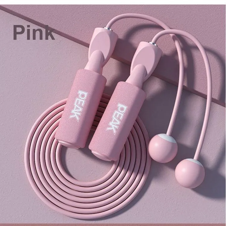 PEAK Sports & Fitness Non Countable Jump Ropes Adults PVC+Steel Wire Rope PP+PVC Controller 2.8m-5