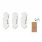 [3 Pack]Men's Socks: Raw White/Raw White/Raw White