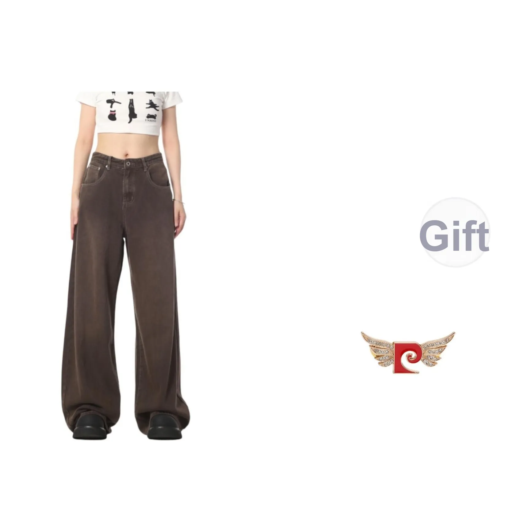 PIERRE CARDIN Коричневый Женские Джинсы