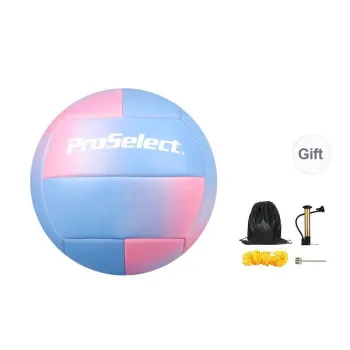 ProSelect PU Size 5 Volleyball Unisex Sky Blue Pink Gradient