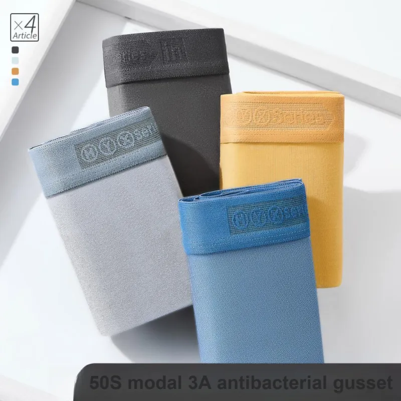 H YXIANG Underpants Men's 4 Pack-2