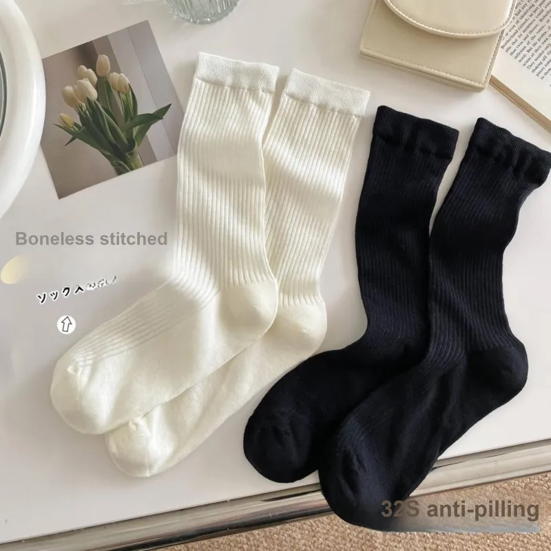XXLLG Mid Calf Socks Women's 3 Pack-6