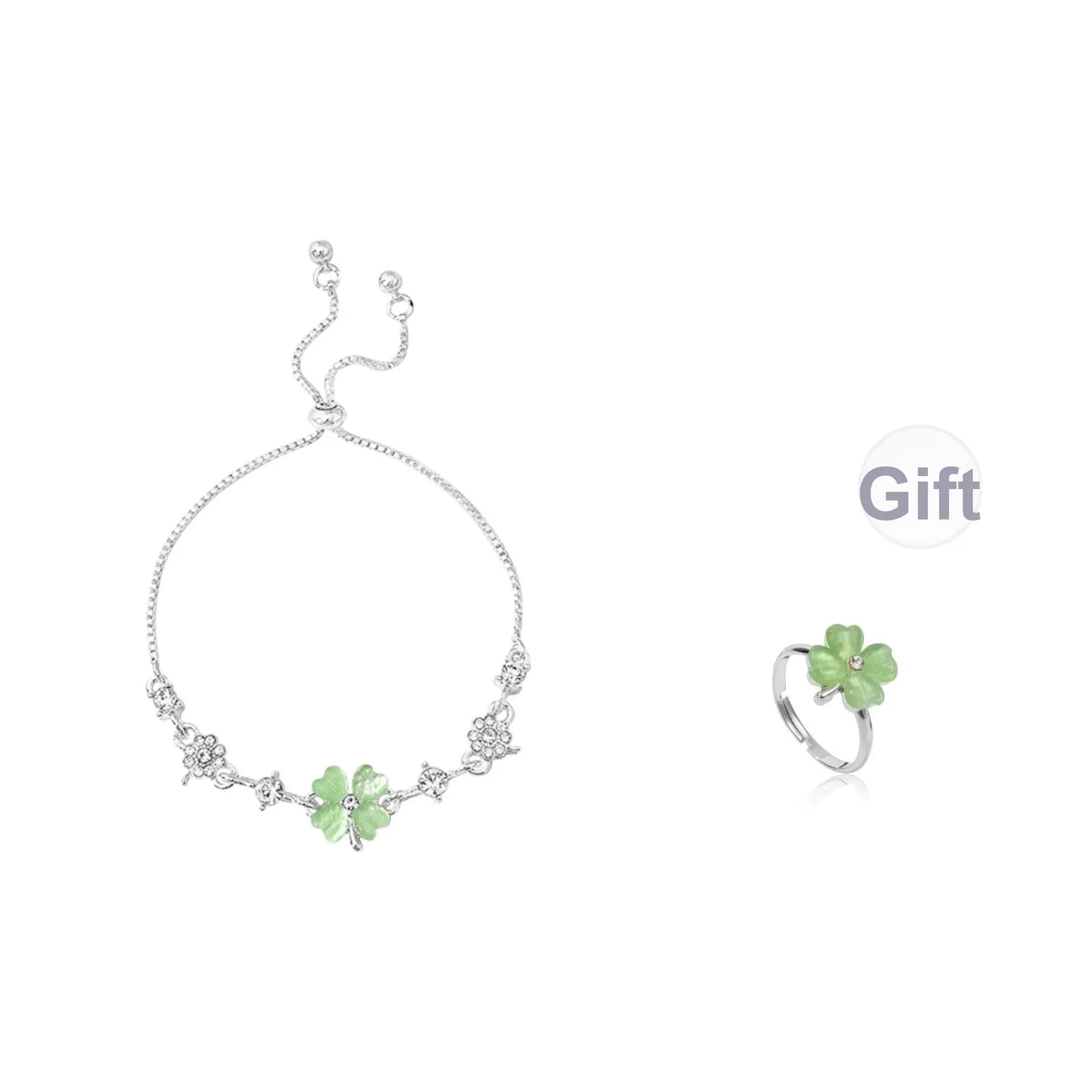 D.K.X Цветное стекло Нефритовые браслеты Женские