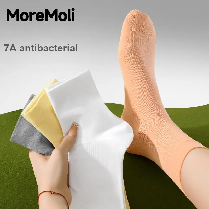 Moremoli Mid-Calf Socks Women's 4 Pack-3