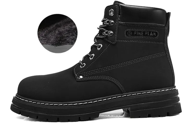 FINEPLAN Big Yellow Boots Short Martin Boot Unisex-11