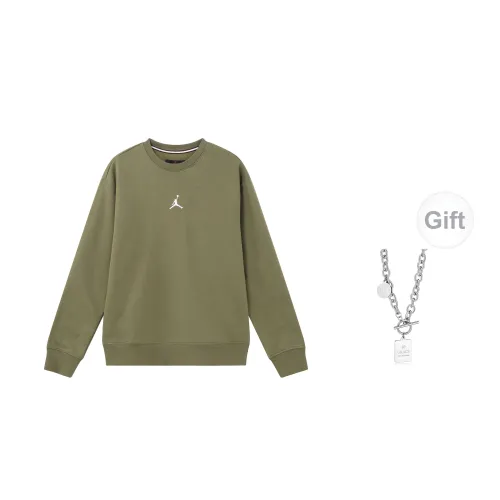 Jordan Sweatshirts Unisex Olive Green