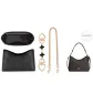 (Black Three-Piece Set) DuPont Paper Liner+Four-Leaf Clover Extender Chain 15cm+Decorative Chain 45cm
