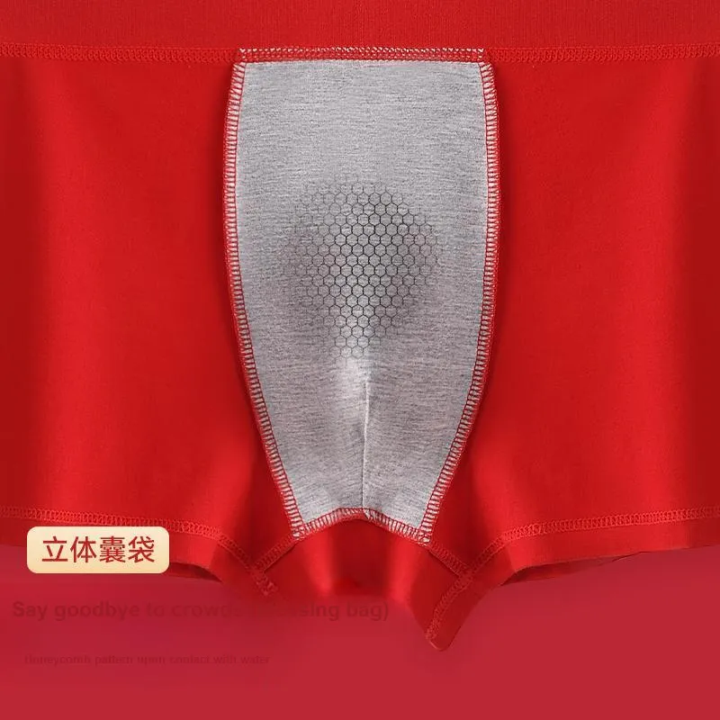 2323 Underpants Men's Gift Box Set Red-19