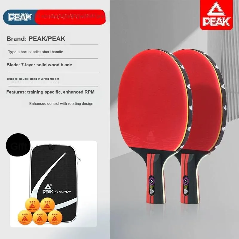 PEAK T3 Ping Pong Paddles Unisex All Wood-2
