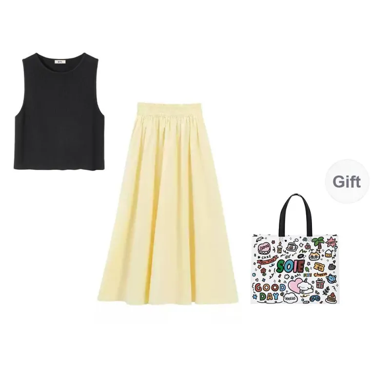 SOIE Skirt Set Women's Navy Blue-6