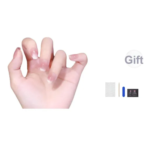 Miss Candy Возлюбленный'S Words Коллекция False Nail Короткий LADDER Розовый Нюдовый