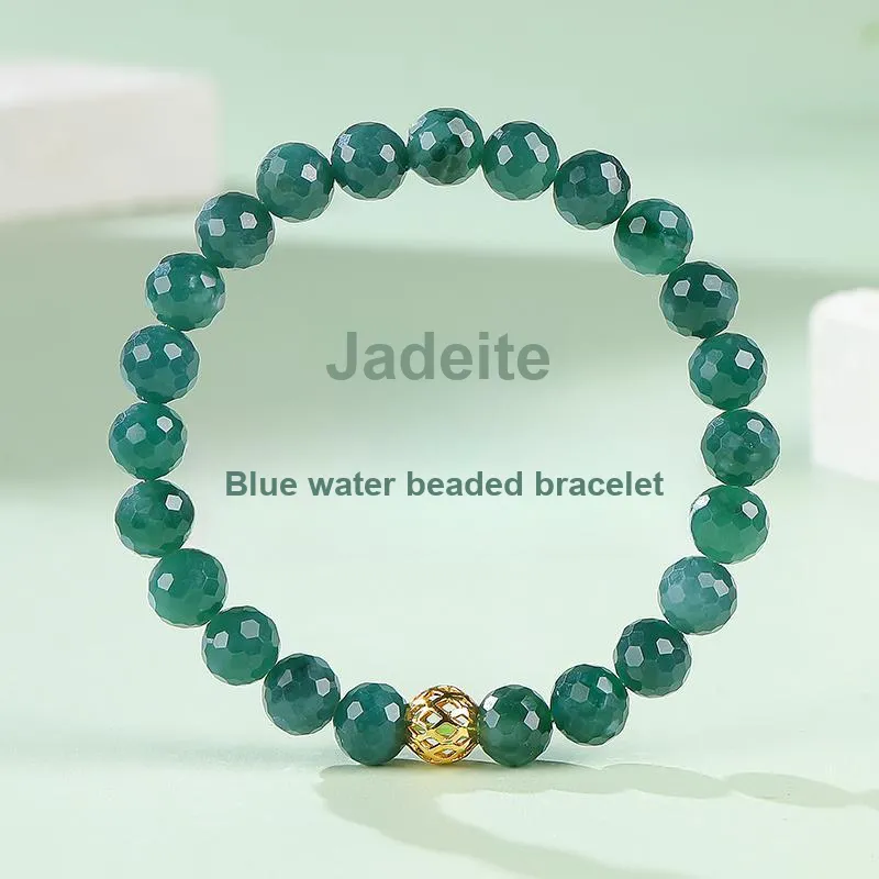 With The Heart Of The Jade Ice Glutinous Bracelets Unisex-1