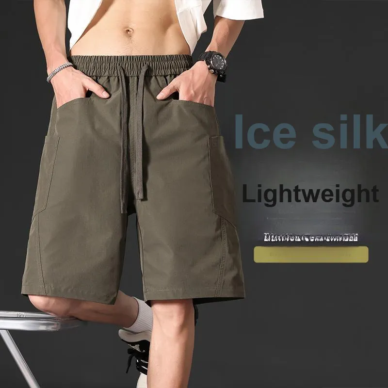 Yiwen Cargo Shorts Unisex-15