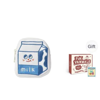 VANWALK Polyester Coin Purse Regular Women's Milk Box/Hamburger/Puffy