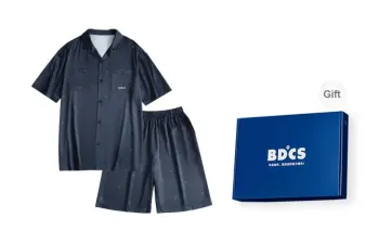 Peninsula City Pajama Set Men's Gift Box Set Royal Blue