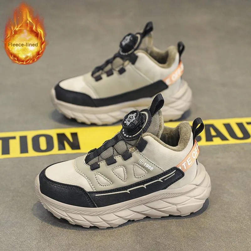 ROBINHOOD Slip-Resistant Cushioning Wear-Resistant Rebound Warm Kids' Running Shoes Kids'-9
