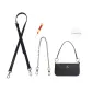 Black Adjustable Shoulder Strap+Diamond Decorative Chain+Screwdriver