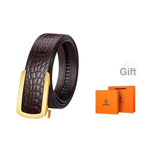 Jaylen Oos Ремни из лощеной коровьей кожи Мужской 3,5 см