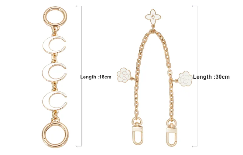 GUYI Metal Bag Accessory Women's Gold-13