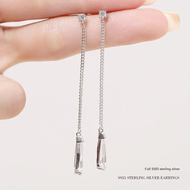 RUOK S925 Silver Earrings Women's-2