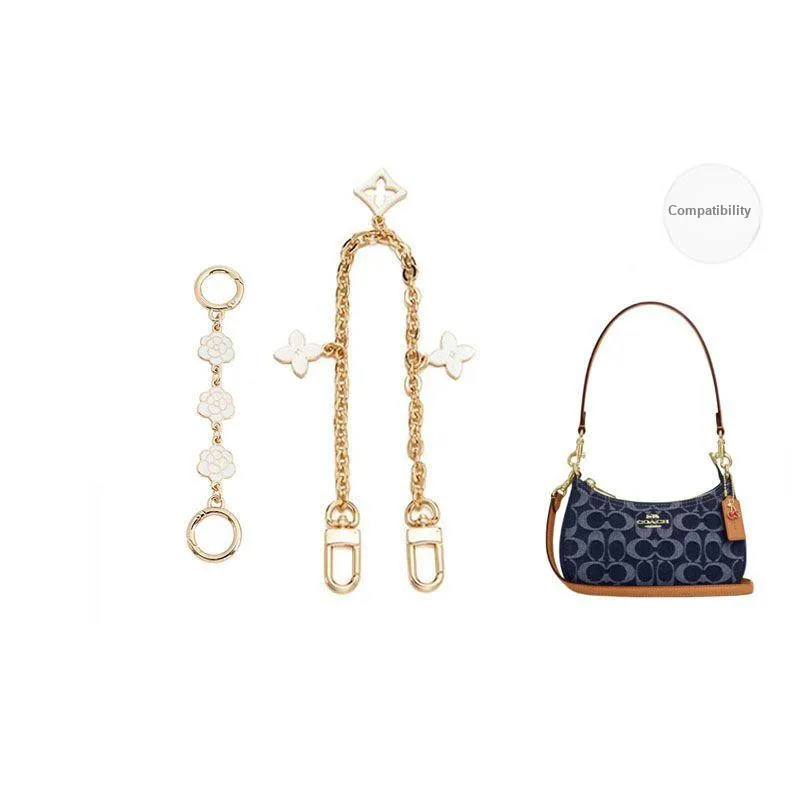 Ingenuity Handmade Metal Bag Accessory Women's Gold Tone-4