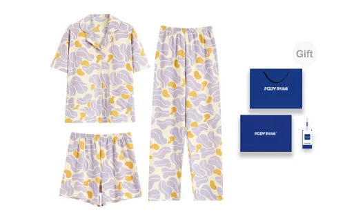 Floating light islands Women's Pajama Sets