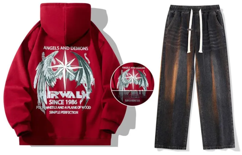 Airwalk Sweatshirt Sets Unisex-27