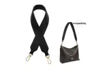 Coach straight gold black 3.8cm wide 65cm