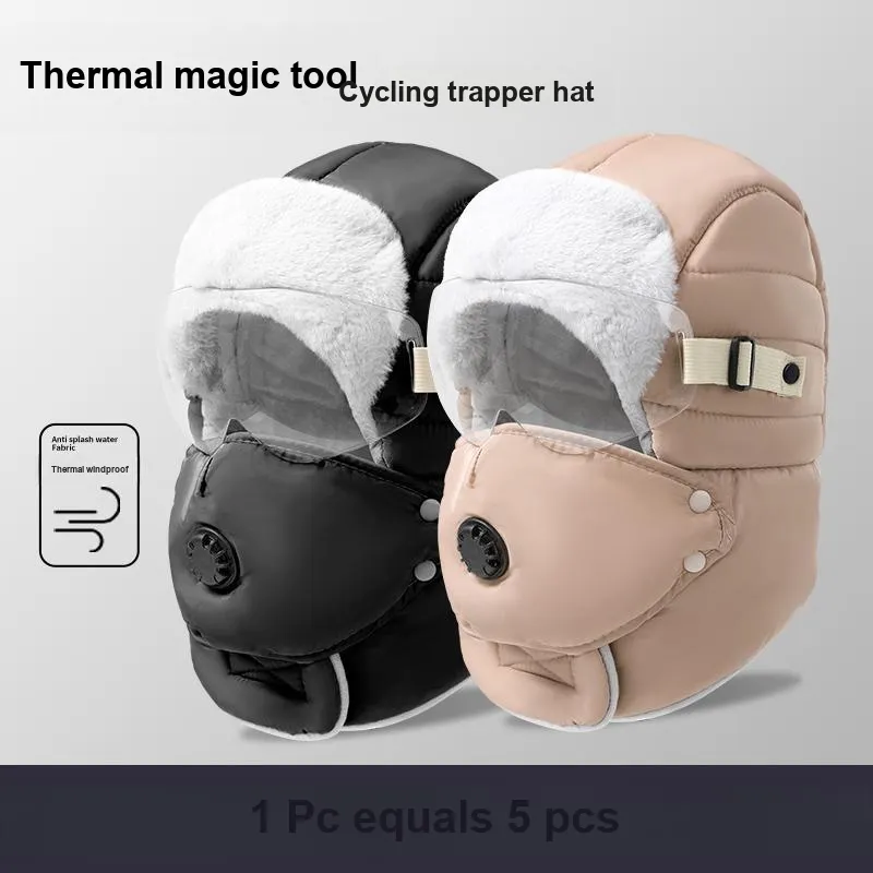 Shizhu Thickened Trapper Hats Women's-9