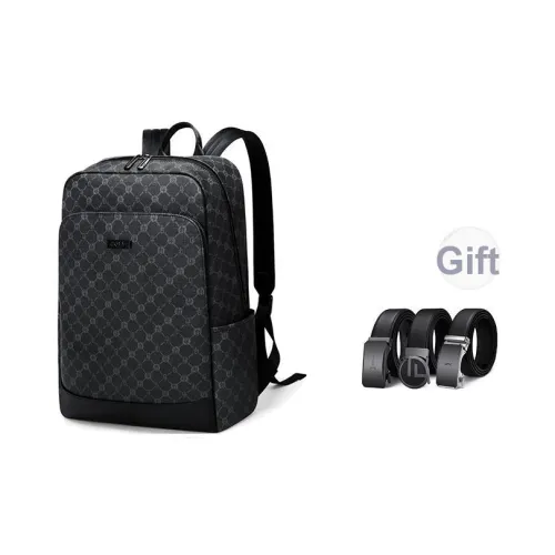 GOLF Синтетическая кожа Рюкзак Большой Мужской Черный