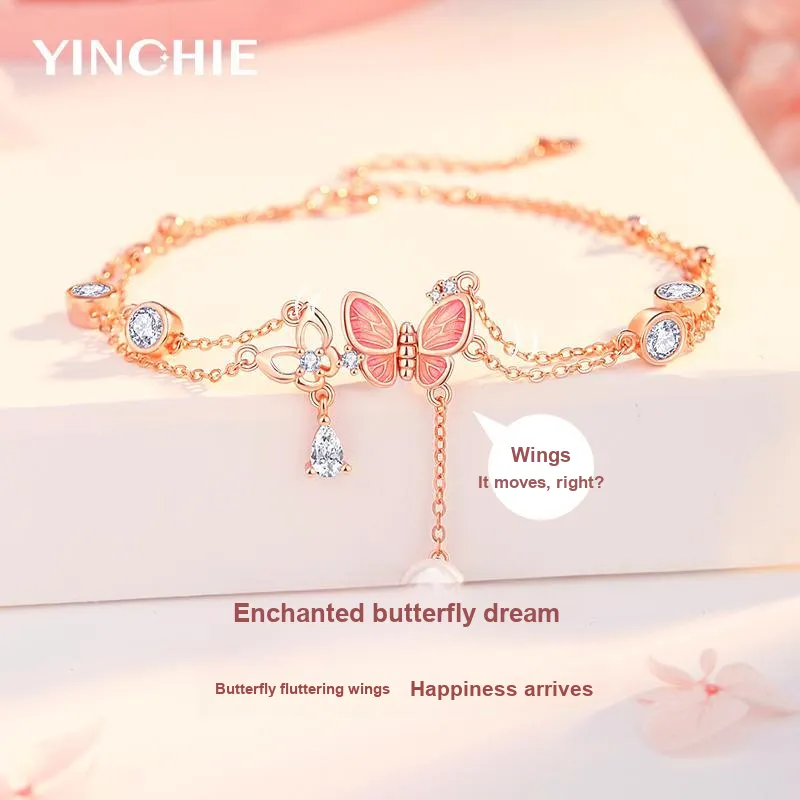 YINCHIE 925 Sterling Silver Anklets Women's-1