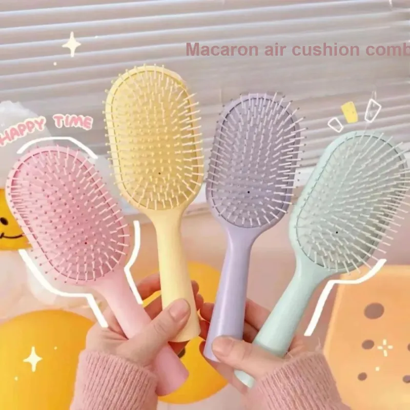 Love Of Wormwood Macaron Color Anti Static Good Looking Airbag Comb Fluffy Massage-2