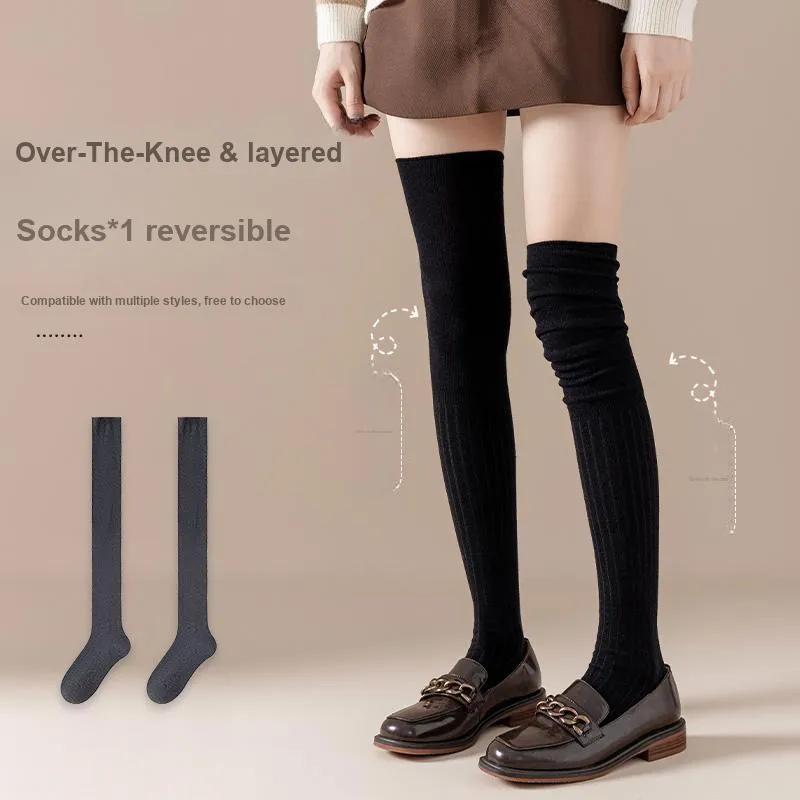 SOIE Knee High Socks Women's Combo Set-8