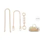 Gold-Tone[Pearl+Decorative Chain+Twist Chain]