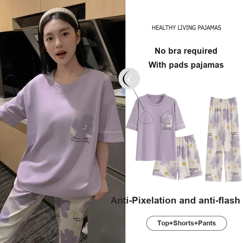 DanceBees Pajama Set Women's Standard Color-4