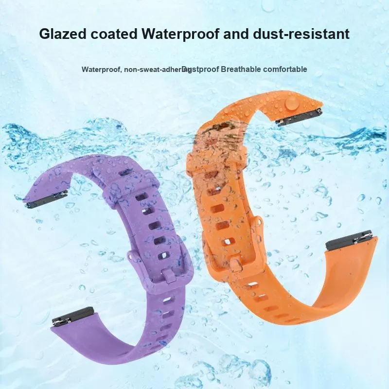 CHRROTA Watch Band Huawei Compatibility Silicone Material-2