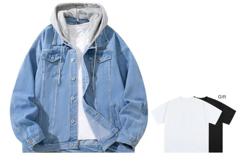 A.X.S.K Denim Jackets Unisex-8