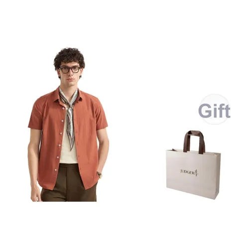 JUDGER Железно-красные Мужские Рубашки