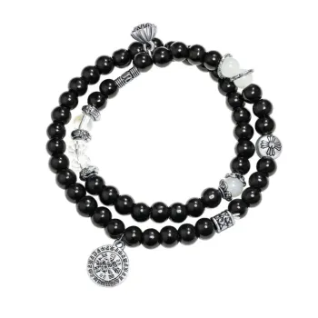 Yu Yin Colored Glaze Jade Bracelets Unisex