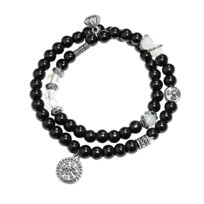 Yu Yin Colored Glaze Jade Bracelets Unisex-0